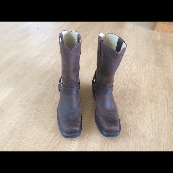 Durango brown leather harness boots - Picture 2 of 3
